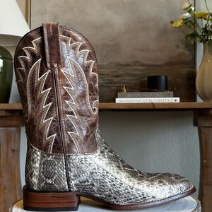 Genuine Rattlesnake Western Boots - Handmade - 9D